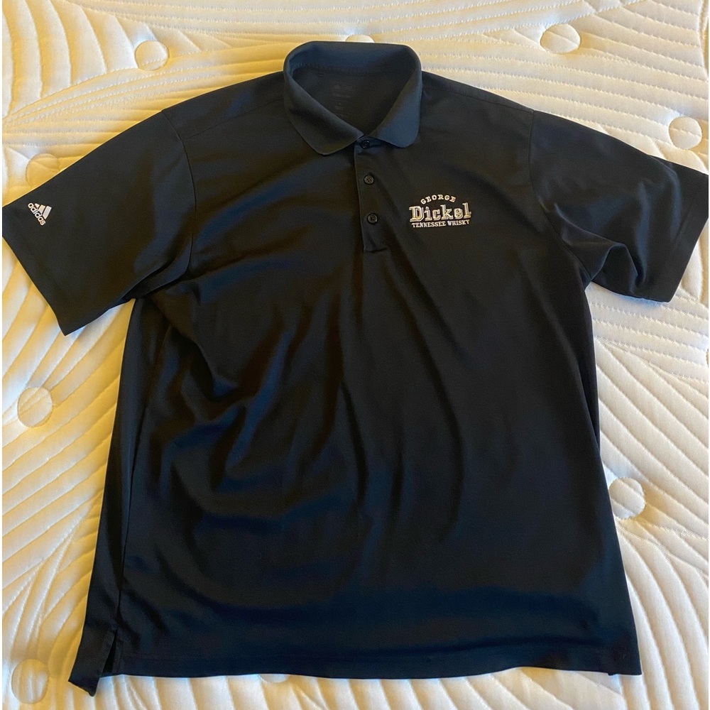Adidas Polo with George Dickel Whisky Logo